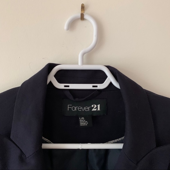 Forever 21 Navy Blazer - Picture 3 of 6